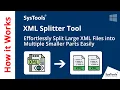 XML Splitter Tool by SysTools for Mac Windows Split XML File into Multiple Files