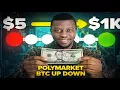 How Fast Can I Turn 5 Into 1 000 Trading Polymarket Bitcoin Up Or Down Prediction Markets