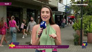 Black Friday movimenta o centro de Criciúma com promoções especiais