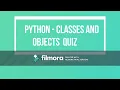 Python - Classes and Objects Quiz Sol