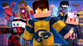 NOVA GUERRA de HERÓIS no MINECRAFT!!