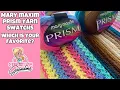YARN SWATCH - MARY MAXIM PRISM YARN