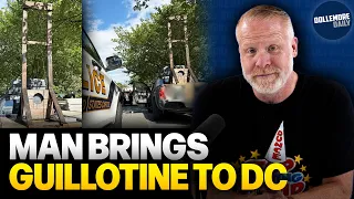 Capitol Police ARREST Man with Guillotine