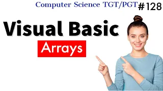 Arrays in Visual Basic Visual Basic in Hindi Computer Science Teacher KVS