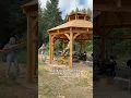Lagu DIY Gazebo Build: from trees to gazebo. #gazebo #diy #sawmill #timberframe #norwoodsawmill