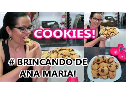 RECEITA DE COOKIES! # BRINCANDO DE ANA MARIA!! CANAL DA FABI!