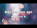 Download Lagu Kertas dan api - Mansyur S karaoke // Korg pa700