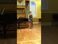 Two Verdi Songs, sung by Sarah Humphrey