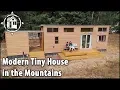 Modern Tiny Home Expands to the Outdoors Sleeps 6