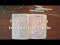 HOW TO MAKE a bible introduction TIP-IN using Canva