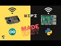 Send Commands from Python to ESP32 Wirelessly Wi-Fi Sockets
