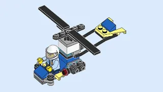 LEGO 952101 Instructions | City | Police Helicopter | Police | Magazine Gift