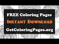 Zentangle coloring pages pdf