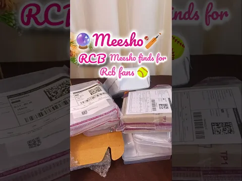 RCB fan products from meesho #rcb #RCB #royalchallengersbangalore #reel #fan