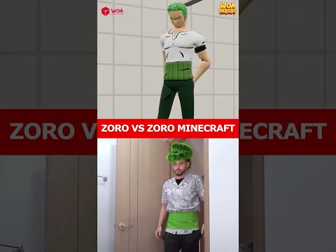 Zoro VS Zoro Minecraft #shorts