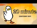 20 Minute Countdown Timer Walking Duck Relax Focus With Cozy Jazz Music