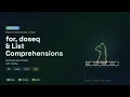 Clojure for doseq List Comprehensions Generate and Iterate with Clarity Episode 19