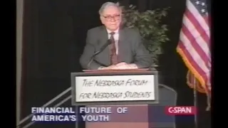 Warren Buffett Lecture Nebraska Educational Forum 1999