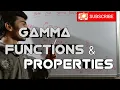 Gamma Functions And Its Properties Mathematics Sachin Yadav