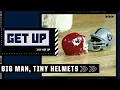 Damien Woody drops the on tiny NFL helmets to predict Week matchups Get Up