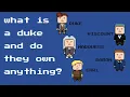 What does being a duke mean A guide to the UK Peerage System A pixel art animation
