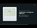General UTY-RNRYZ1 wired controller error codes JSL Mallorca