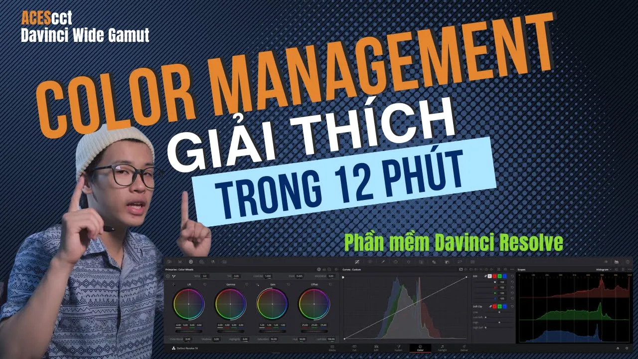 Outline Video Tất cả những gì bạn cần biết về Color management trong 12 phút | Khánh làm màu nè