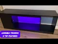 Assembly Process Features Bestier LED TV Stand