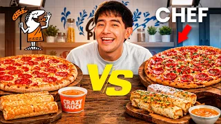 ¿QUIÉN TERMINA PRIMERO? | CHEF VS LITTLE CAESARS