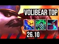 VOLIBEAR vs MORDEKAISER TOP 41K damage KR Master 26 10