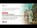 Download Lagu PERAYAAN EKARISTI HR. SANTO PETRUS DAN PAULUS | Minggu, 29 Juni 2025 - 06.00 WIB | Katedral Bandung