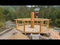 Lagu Talented Girl Builds a Beautiful Wooden Dream House Beside a Stream in 86 Days | Full Journey