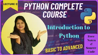 Introduction History Of Python Python full course 2024 Lecture-2 Padho Engineering