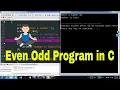 Even or Odd Number Logic Flow Control Flow Structures Tutorial