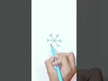 How To Draw A Perfect Snowflake - Step-By-Step Tutorial