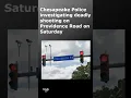 Chesapeake Police investigating deadly shooting on Providence Road on Saturday