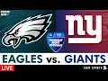 Eagles vs Giants Live Streaming Scoreboard Play-By-Play Highlights Stats Box Score NFL Week 6