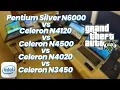 5 low budget Intel mobile CPUs in GTA V - N6000 vs N4120 vs N4500 vs Celeron N4020 vs N3450