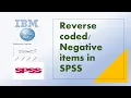 How to Reverse code negative of Likert scale in SPSS