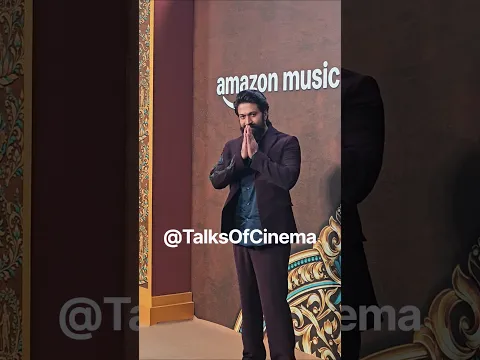 Actor #Yash Arrival For #Ramayana Movie #RamayanaAudioLaunch Amazon Music At Chennai
