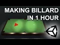 3D BILLARD GAME IN 60 MINUTES