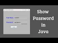 Hide and Show Password in Java JCheckBox