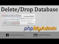 How to delete drop or remove database phpmyadmin Easy Learning IT Classroom