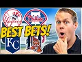 BEST MLB Picks TODAY Yankees vs Phillies Royals vs Tigers Friday MLB Predictions