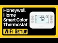 How to setup Honeywell Home Smart Color Thermostat with WiFi