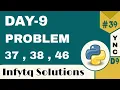 InfyTQ Programming Fundamentals Using Python Day 9 Practice Problems