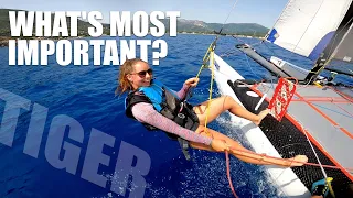 Hobie Tiger catamaran ⛵️where to focus