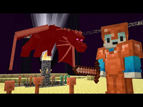 Video Thumbnail: ختمت ماينكرافت باستعمال النحاس فقط!