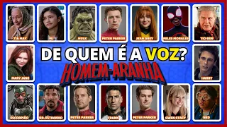 🕸️👨🏻🕷️ 🔊 ADIVINHE PELA VOZ  HOMEM-ARANHA  | Descubra o personagem pela voz | #quiz #buuquiz