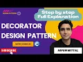 Decorator Design Pattern Full Explaination Implementation in C Nipun Mittal